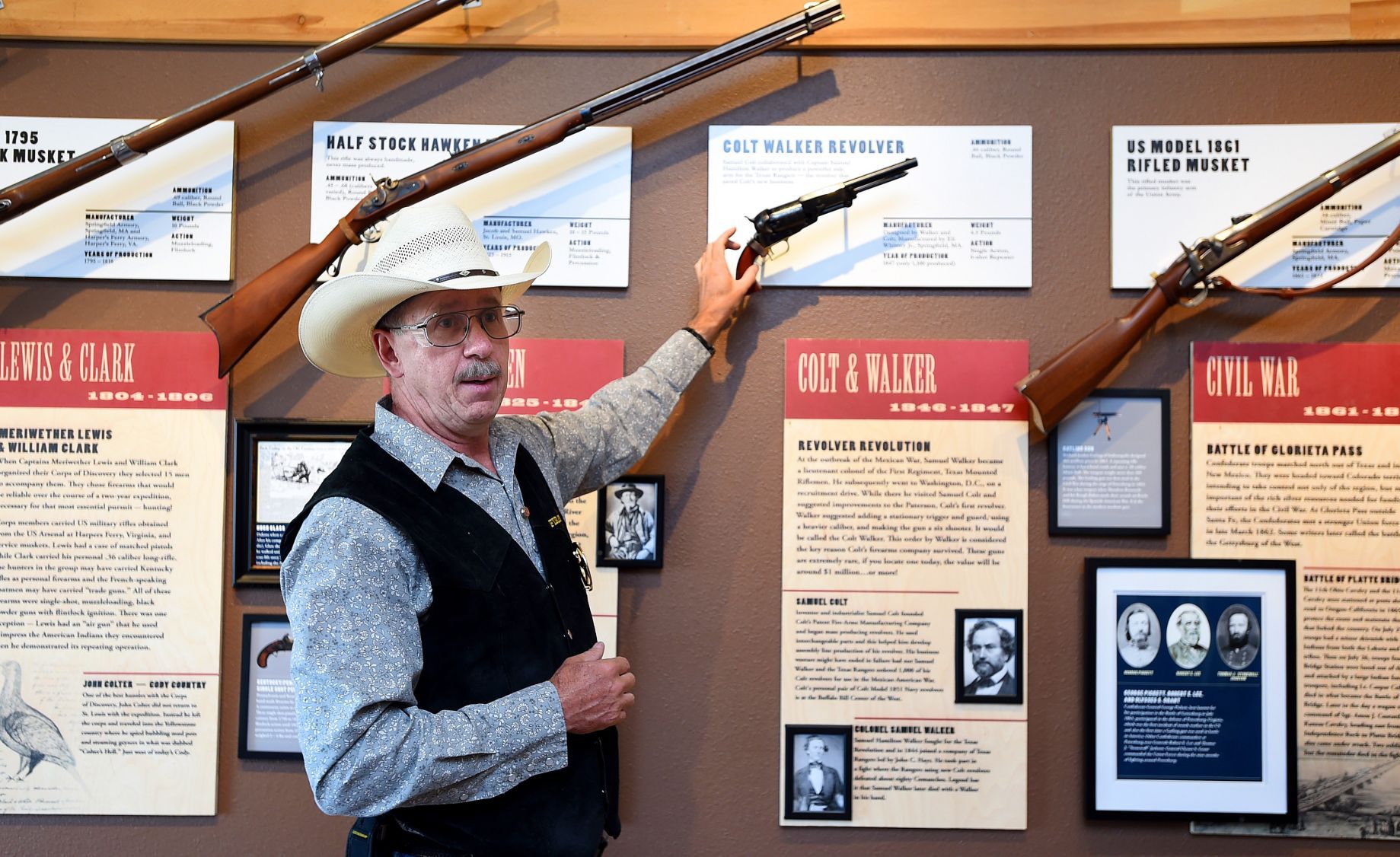 Cody firearms display